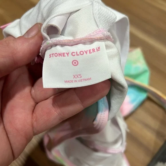 Stoney Clover Tie-Dye Swirl One-Piece Swimsuit NWT Size XXS - Picture 3 of 3